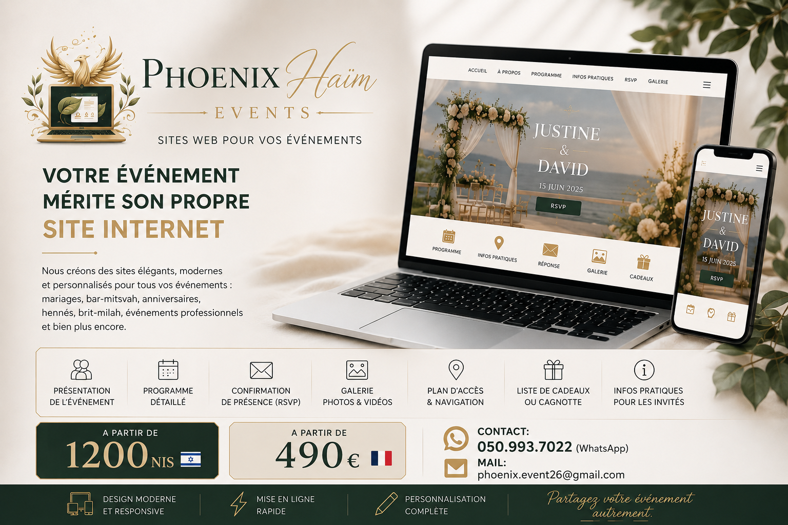 Votre site internet mariage