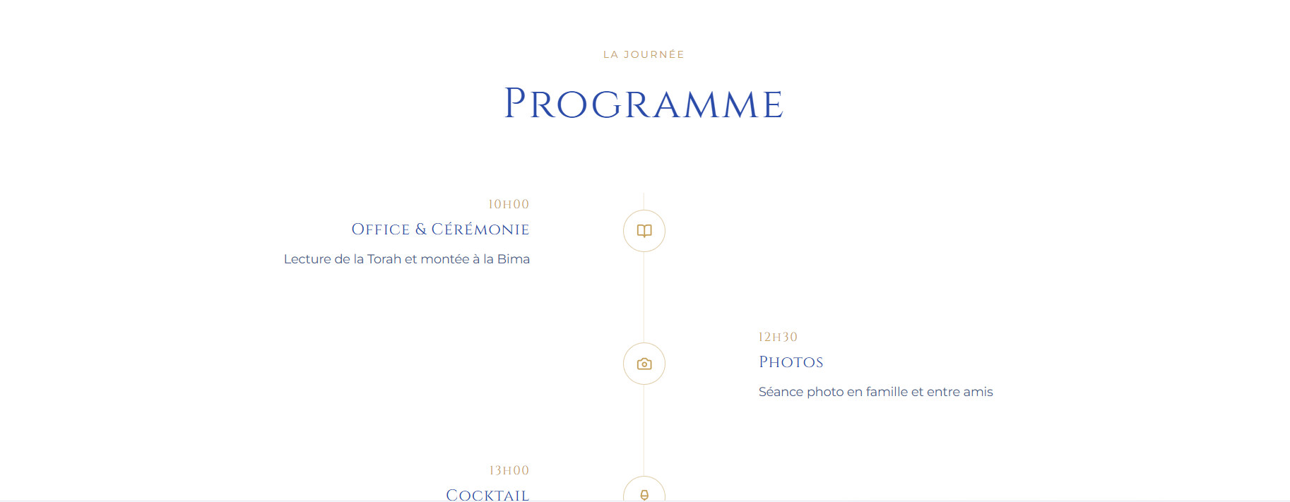 Création de site internet personnalisé pour Mariage, Bar Mitsva et Brit Mila dès 150 € — photo 7