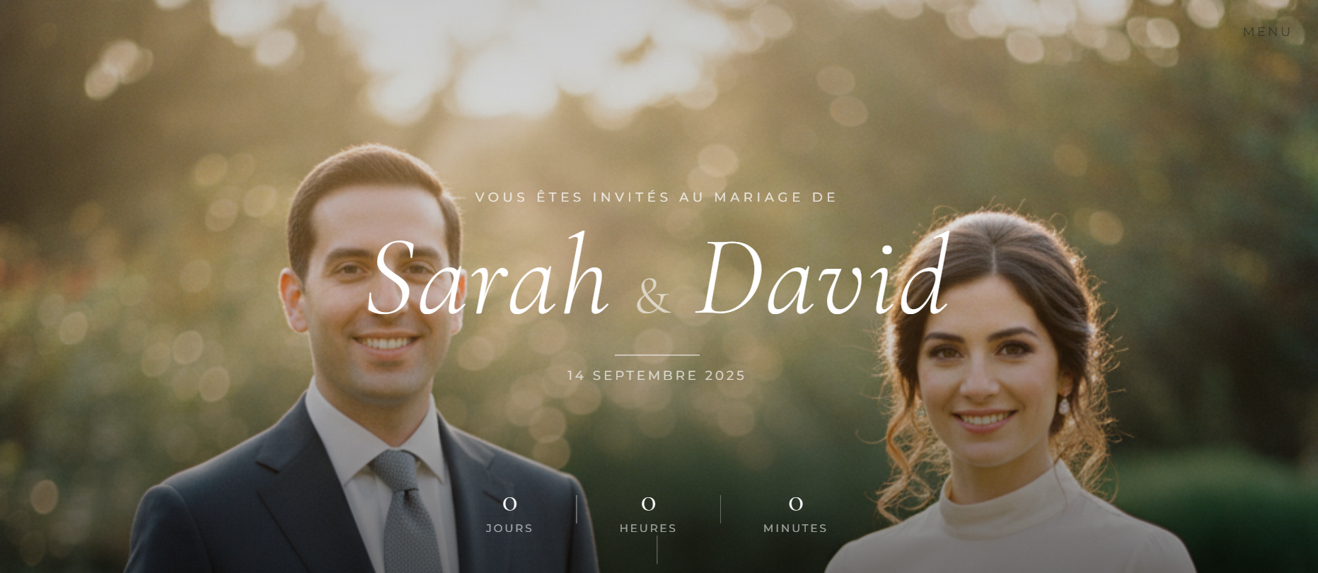 Création de site internet personnalisé pour Mariage, Bar Mitsva et Brit Mila dès 150 € — photo 8