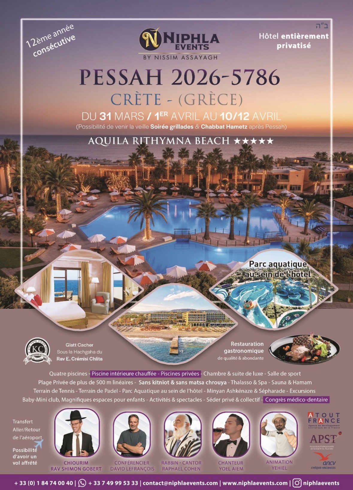 Niphla Events Pessah 2026 - Crète🇬🇷